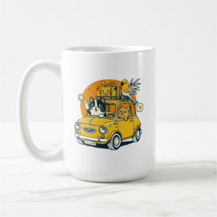 Mug Déclencher la frisson d'une excursion en voiture a