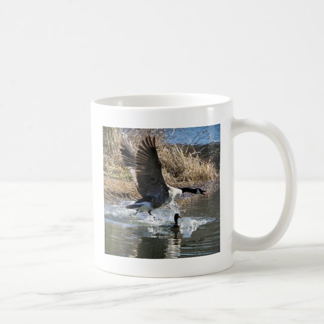 Mug Décollage canadien d'oie (Droite)