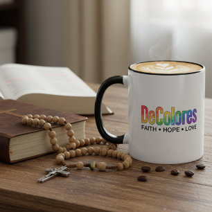 Mug DeColores Cursillo Arc-en-Ciel Foi Espérance Amour