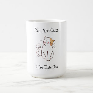 Mug Décontracté Chat Auto-Amour Confiance Pour Toute P