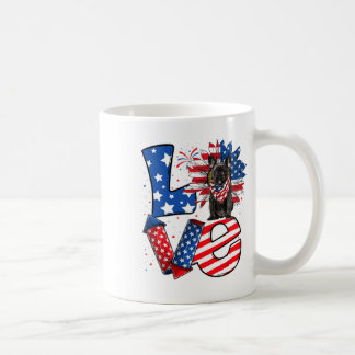 Mug Décor de Juillet Amour Patriotique Français Chien-