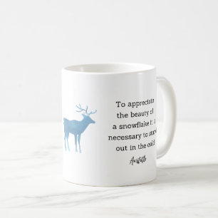 Mug Décor de maison avec citation d'Aristote pour l'hi