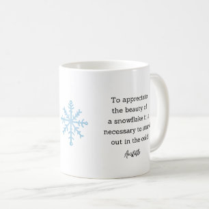 Mug Décor de maison avec citation d'Aristote pour l'hi