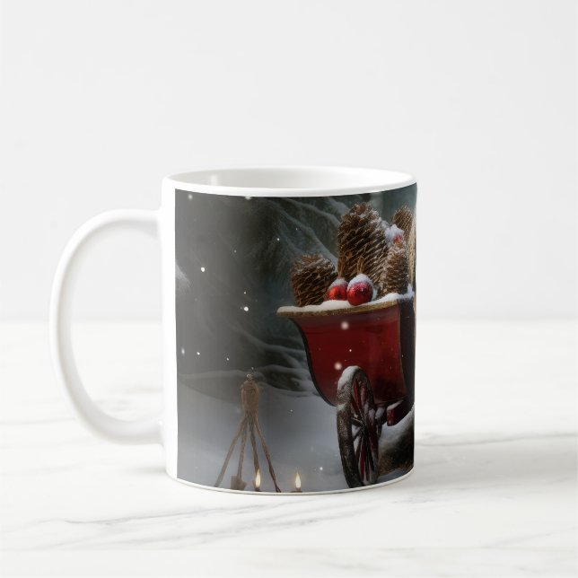 Mug Décor de Noël Malti tzu Snowy Sleigh (Gauche)