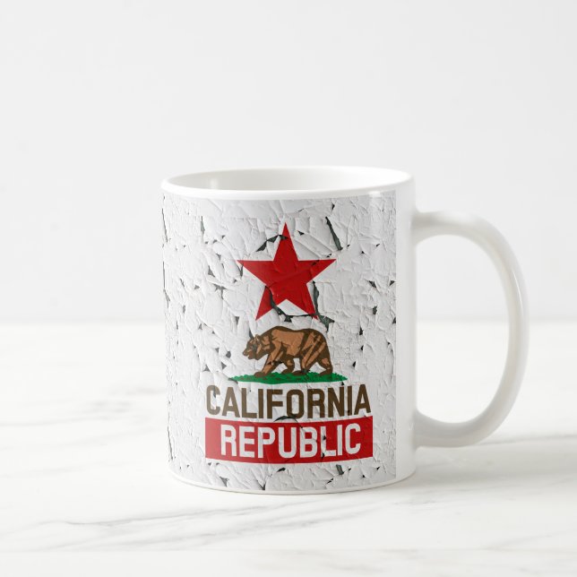 Mug Décor de peinture Peeling de la Californie (Droite)
