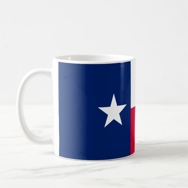 Mug Décor design du drapeau d'état du Texas (Gauche)