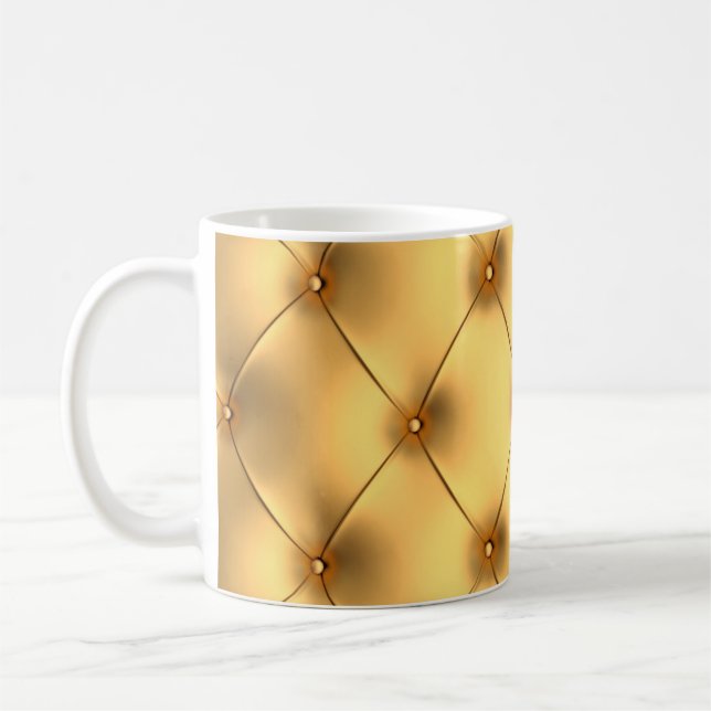 Mug Décor doré or doré arrière - plan (Gauche)