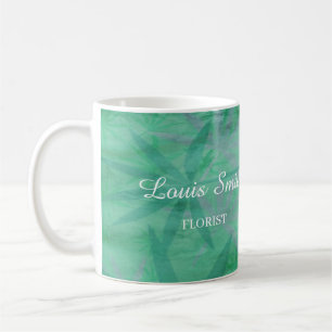 Mug Décor feuille vert