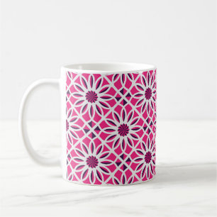 Mug Décor géométrique arabe : texture transparente.