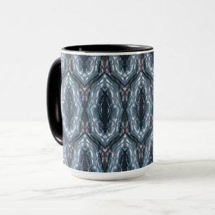 Mug Décor géométrique oriental bleu