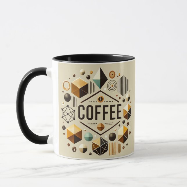 Mug Décor moderne et élégant pour l'amateur de café gé (Gauche)