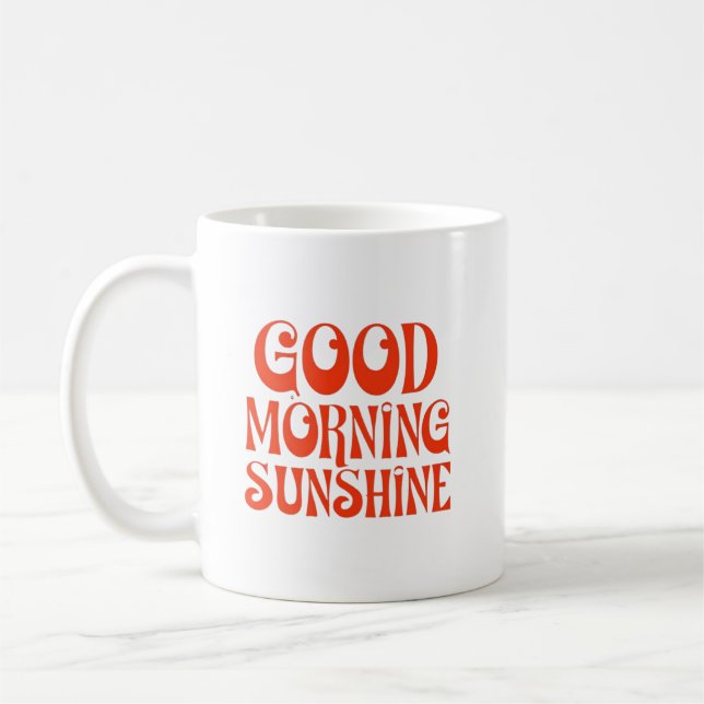Mug Décor rétro Good Morning Sunshine (Gauche)