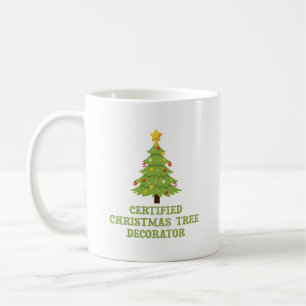 Mug Décorateur certifié d'arbre de Noël