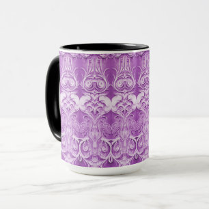 Mug décoratif violet