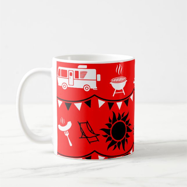 Mug Décoration de camping-caravane (Gauche)