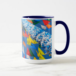 Mug Décoration de drapeau triangulaire