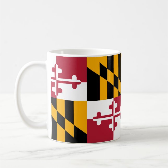 Mug Décoration du drapeau de l'État du Maryland (Gauche)