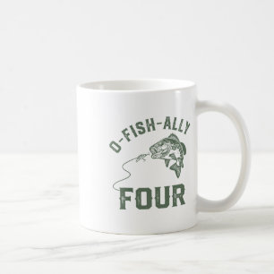 Mug Décorations d'anniversaire O-fish-ally quatre 4ème