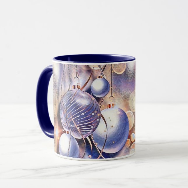 Mug Décorations de Noël (Devant gauche)