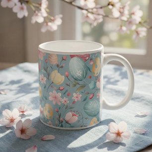 Mug Décorations de Pâques au pastel
