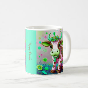 Mug Décorations Vibrantes de Diwali de vache