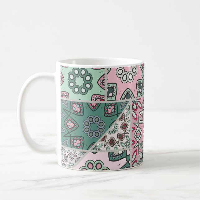 Mug Découpe en arabe indien Vintage (Gauche)