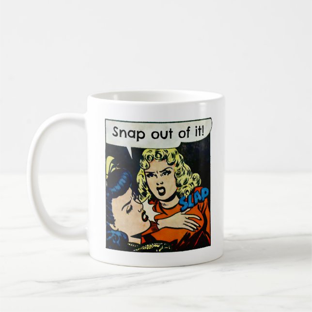 Mug Découvrez Blond Boss Comics Vintages (Gauche)