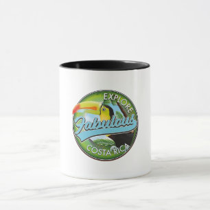 Mug Découvrez le fabuleux logo costa rica