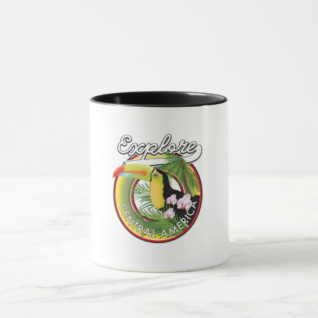 Mug Découvrez le logo de l'Amérique centrale. (Centre)