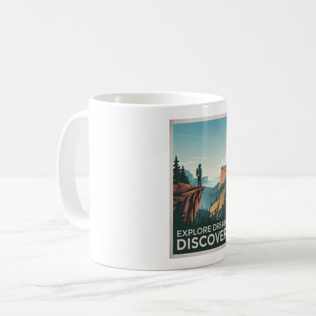 Mug Découvrez le rêve (Devant gauche)