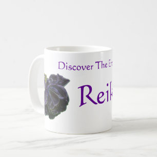 Mug Découvrez l'énergie de Reiki Purple Rose