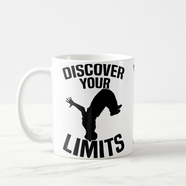 Mug Découvrez vos limites Parkour (Gauche)
