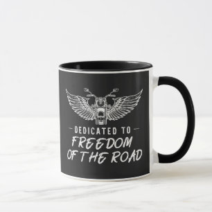 Mug Dédié À La Liberté De La Route