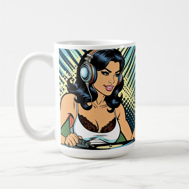 Mug Deejay Jamming Art Pop Assez Joli (Gauche)