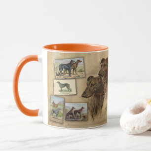 Mug Deerhound Vintage