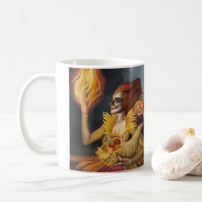 Mug Déesse d'automne (Avec donut)