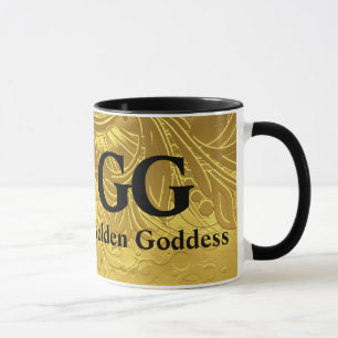 Mug Déesse d'or fêter le joyeux 50e anniversaire de la