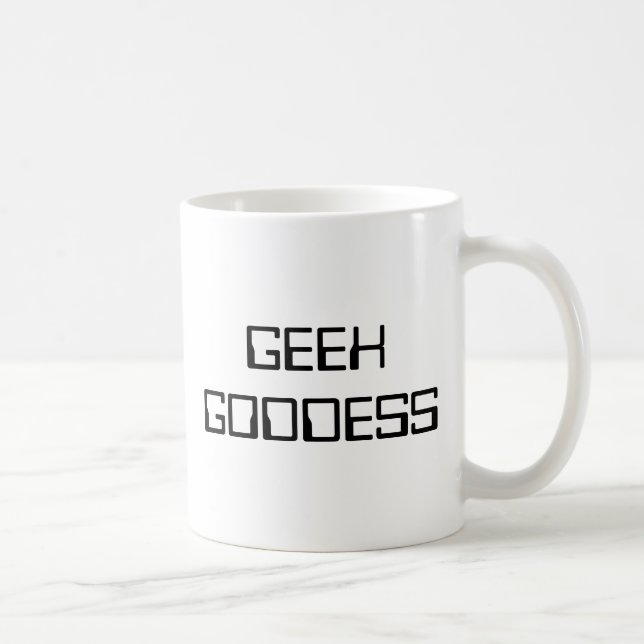 Mug Déesse geek Drôle Humour STEM Science Tech Math (Droite)