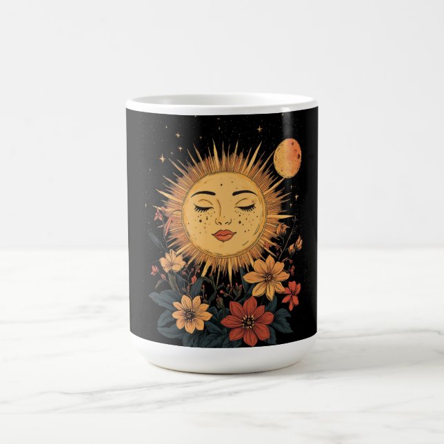 Mug Déesse Solaire Céleste aux Floraisons Épanouies (Centre)