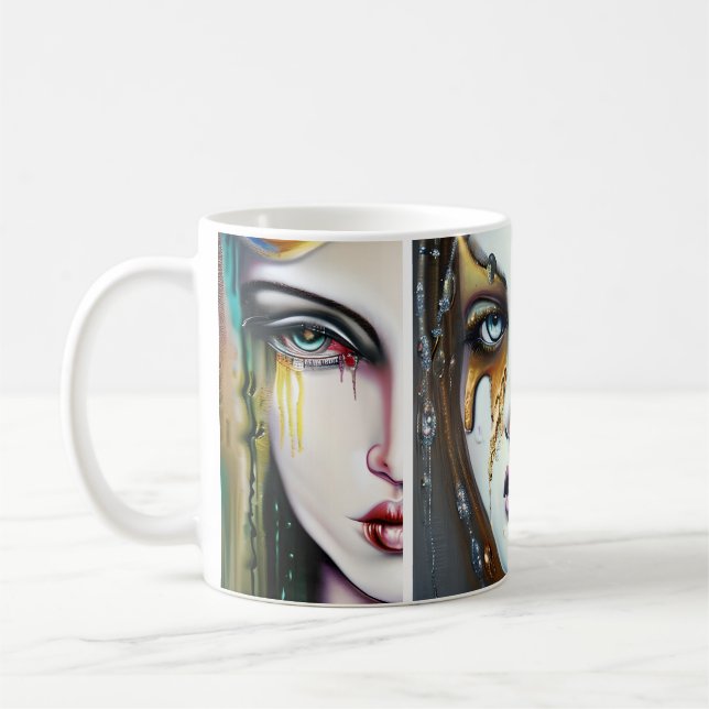 Mug Déesses dorées Ai Art (Gauche)
