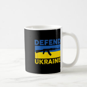 Mug Défendre l'Ukraine - Soutenir l'Ukraine - Drapeau