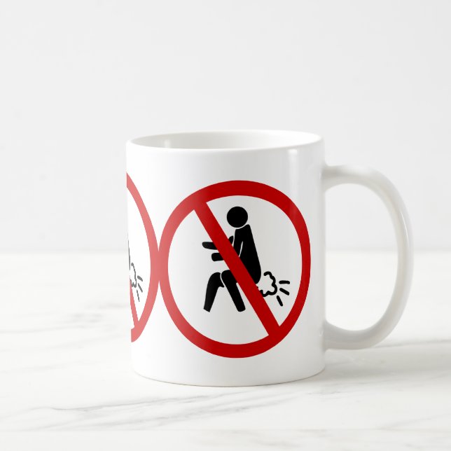 Mug Défense de Péter ⚠ Panneau de toilette thaïlandais (Droite)