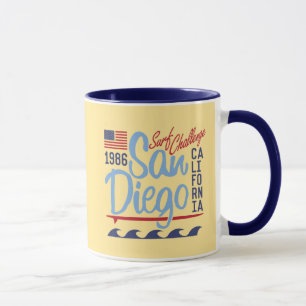 Mug Défi 1986 de surf de San Diego