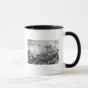 Mug Défilé de rue en bois mort, photographie