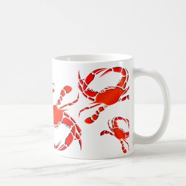 Mug Défilé rouge de crabes (Droite)