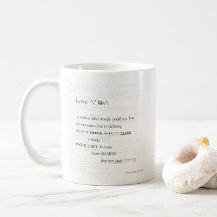 Mug défini par l'amour