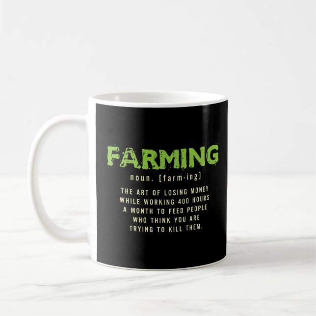 Mug Définition Agriculture Costumes Idées (Gauche)