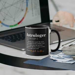 Mug Définition amusante d'astrologue personnalisable