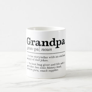 Mug Définition amusante de grand-père