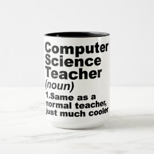 Mug Définition amusante d'enseignant en informatique